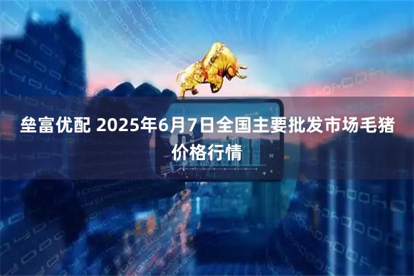 垒富优配 2025年6月7日全国主要批发市场毛猪价格行情